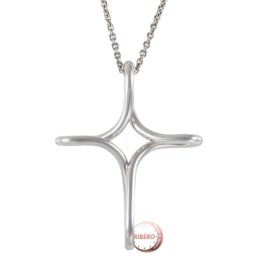 ティファニー インフィニティ クロス ネックレス ペンダント