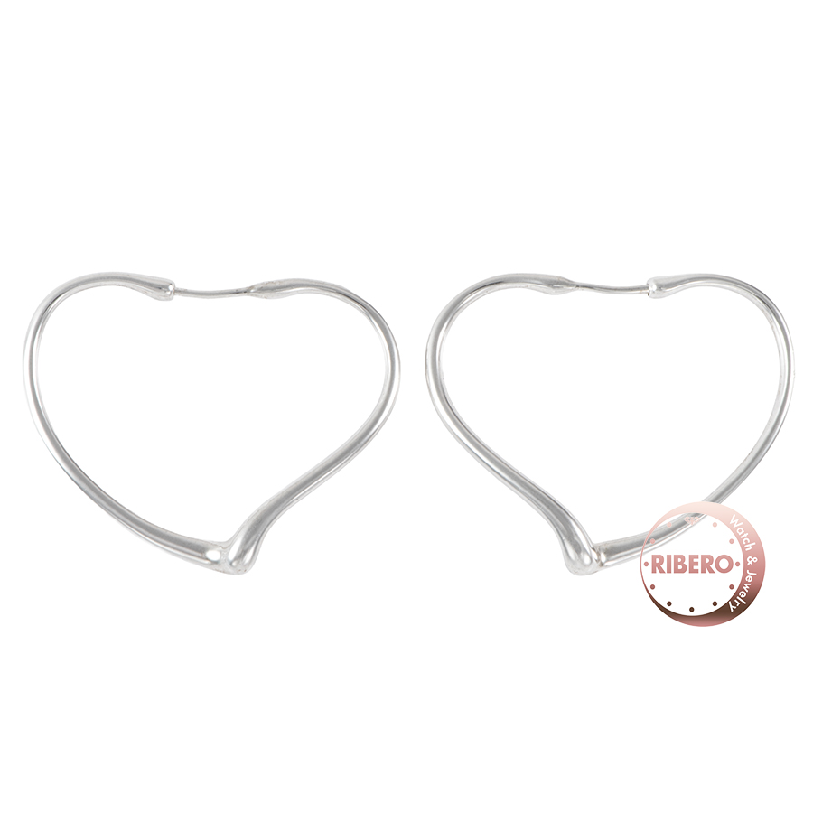 ティファニー エルサペレッティ オープン ハート フープ  ピアス スモール