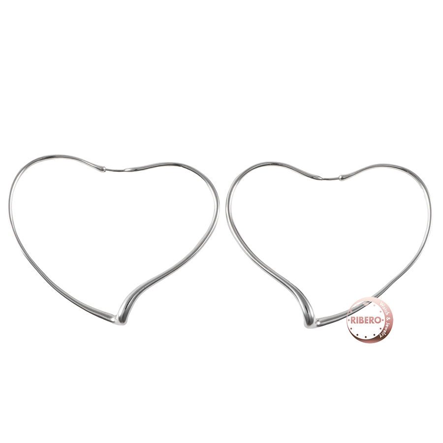 ティファニー エルサペレッティ オープン ハート フープ  ピアス ラージ イヤリング