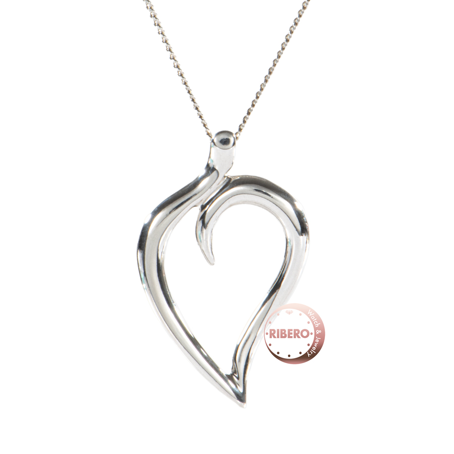 ティファニー オープン リーフ ネックレス ペンダント