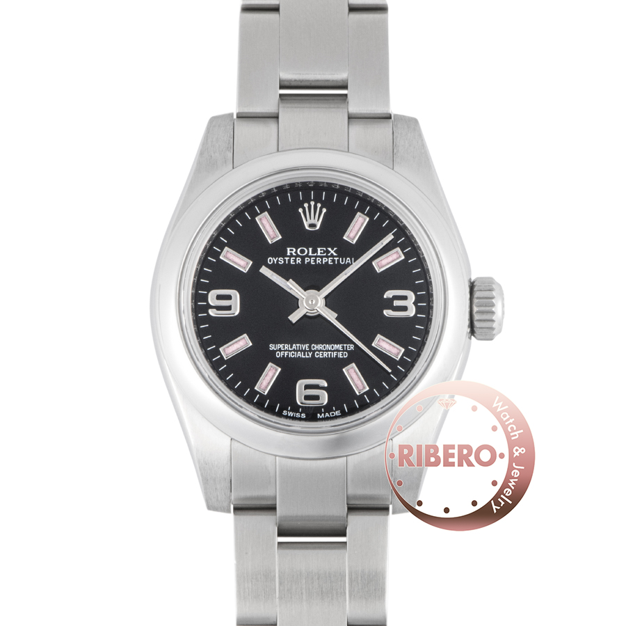 ロレックス オイスターパーペチュアル 176200 ランダム ピンクバー