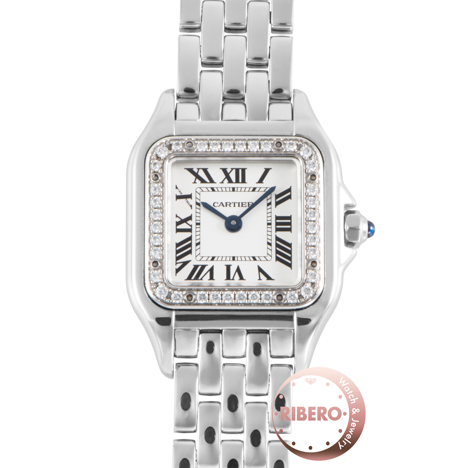 カルティエ パンテール ドゥ カルティ SM W4PN0007 ベゼルダイヤ
