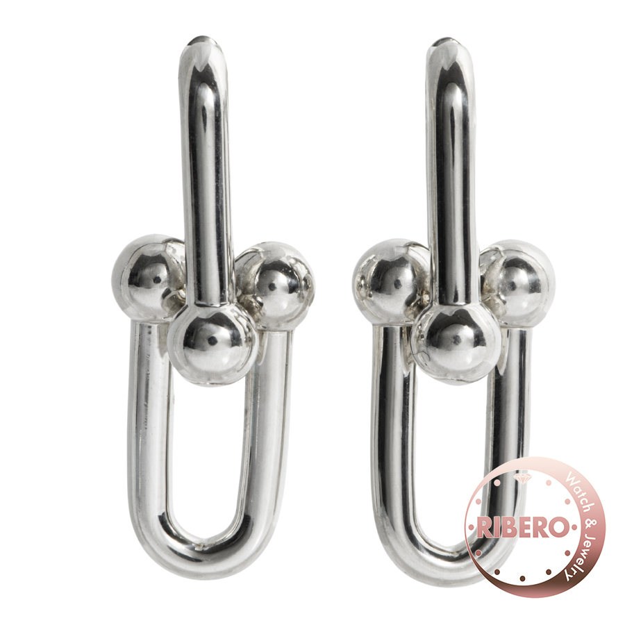 ティファニー ハードウェア ラージ リンク ピアス