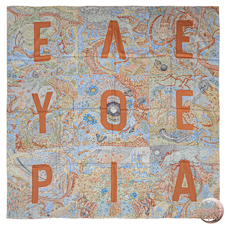 エルメス Eleftheria エレフセリア スカーフ