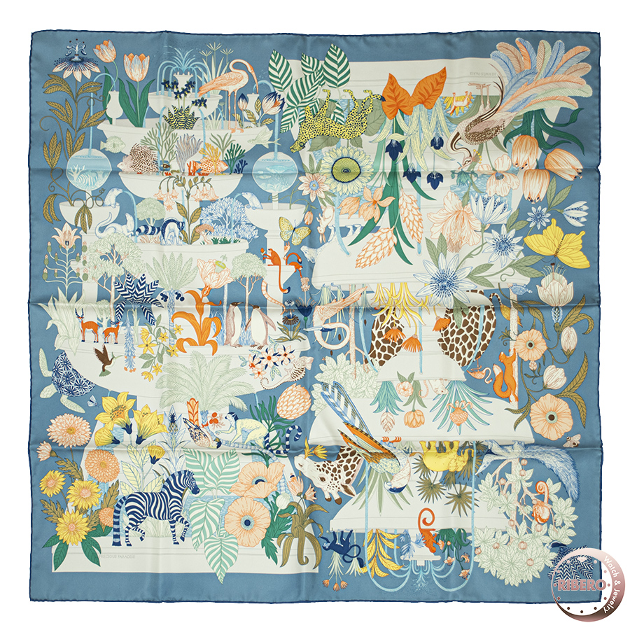 エルメス カレ90 Precious Paradise プレシャス パラダイス スカーフ