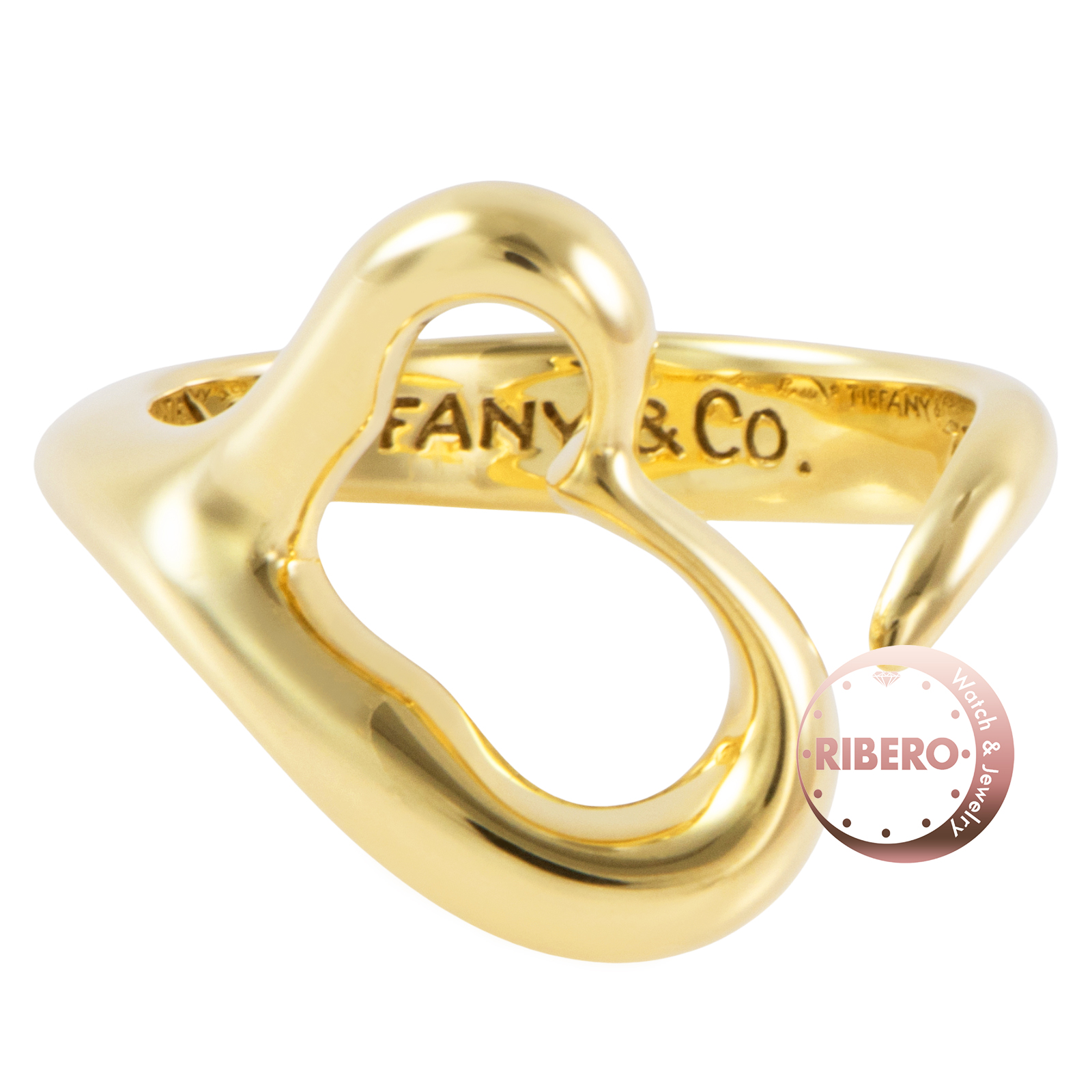 ティファニー オープン ハート リング・指輪