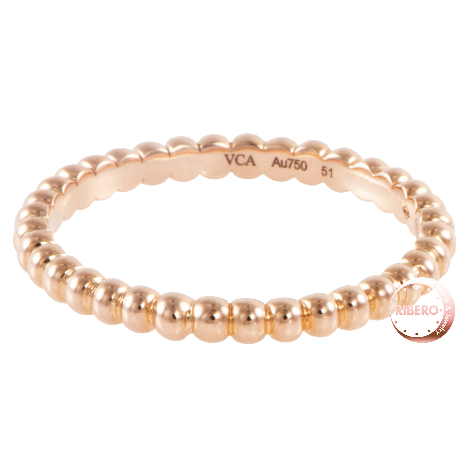 ヴァンクリーフ＆アーペル ペルレ ゴールドパール リング スモールモデル VCARN33051 リング・指輪