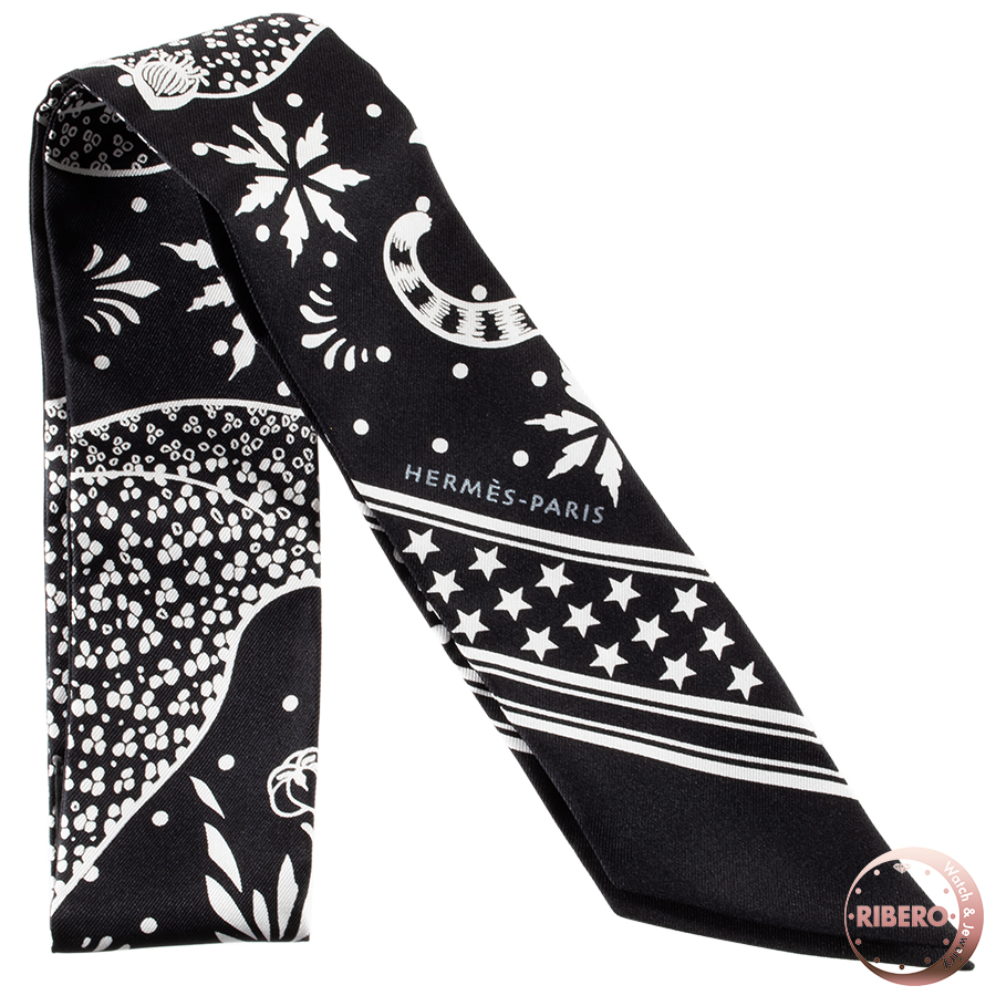 エルメス Les Leopards Bandana レオパード・バンダナ 063350S 01 ツイリー スカーフ