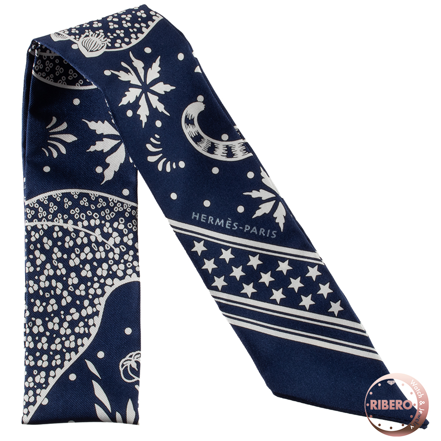 エルメス Les Leopards Bandana レオパード・バンダナ 063350S 02 ツイリー スカーフ