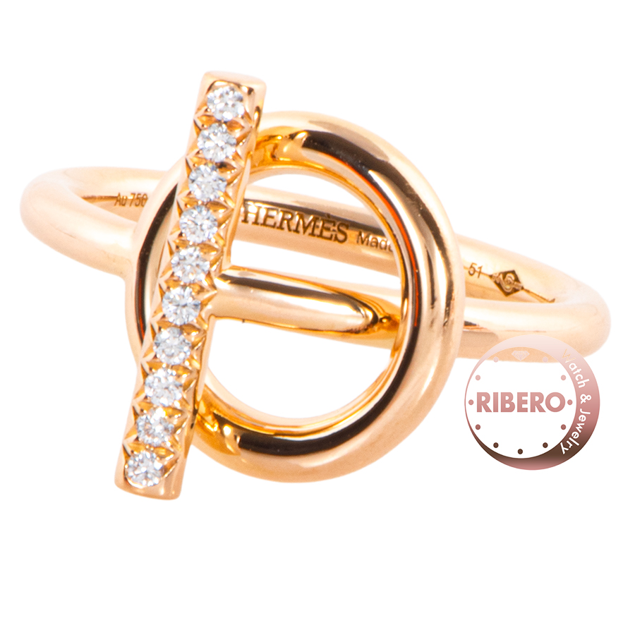 エルメス Echappee エシャペ PM H219691B 00051 リング・指輪