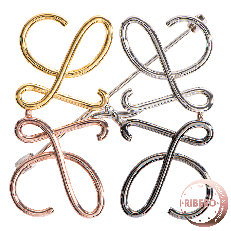 ロエベ アナグラム J000245X10 ブローチ