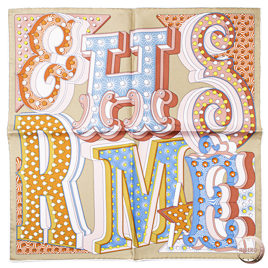 エルメス ガヴロッシュ Hermes Electrique エルメス エレクトリック 893029S 12 スカーフ カレ45