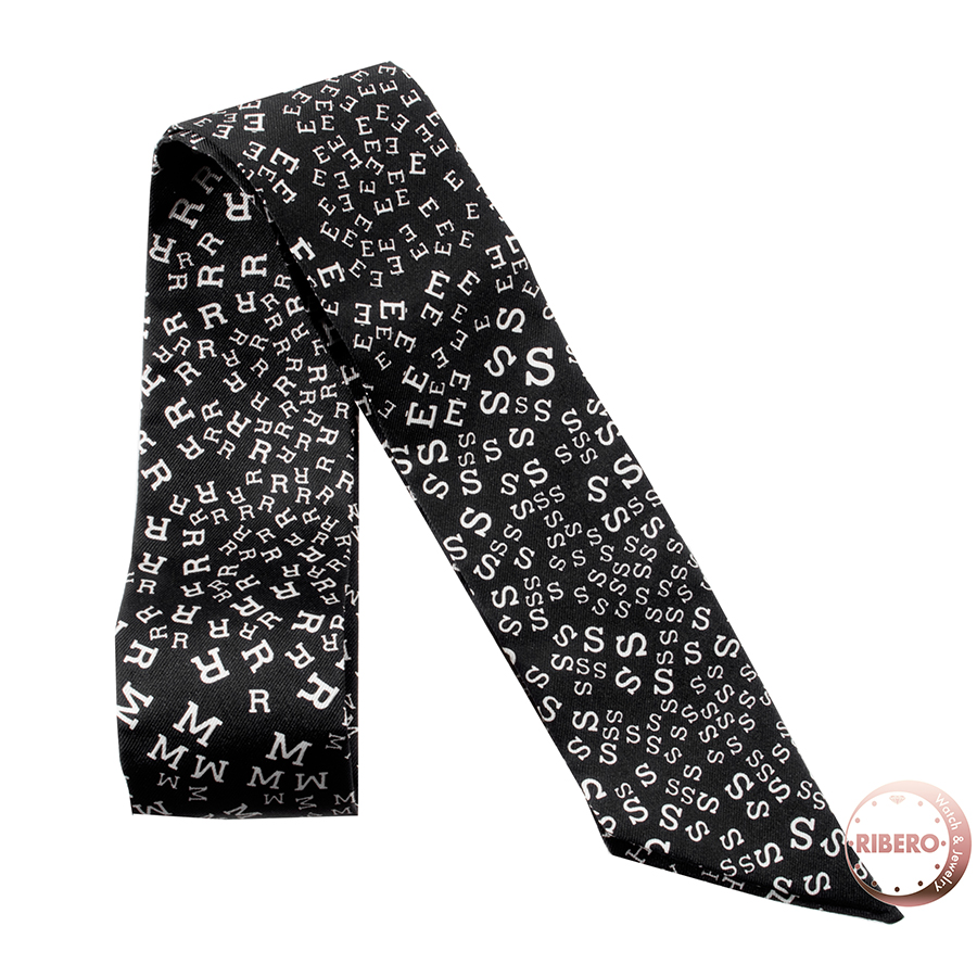 エルメス HERMESロゴ柄 ツイリー スカーフ