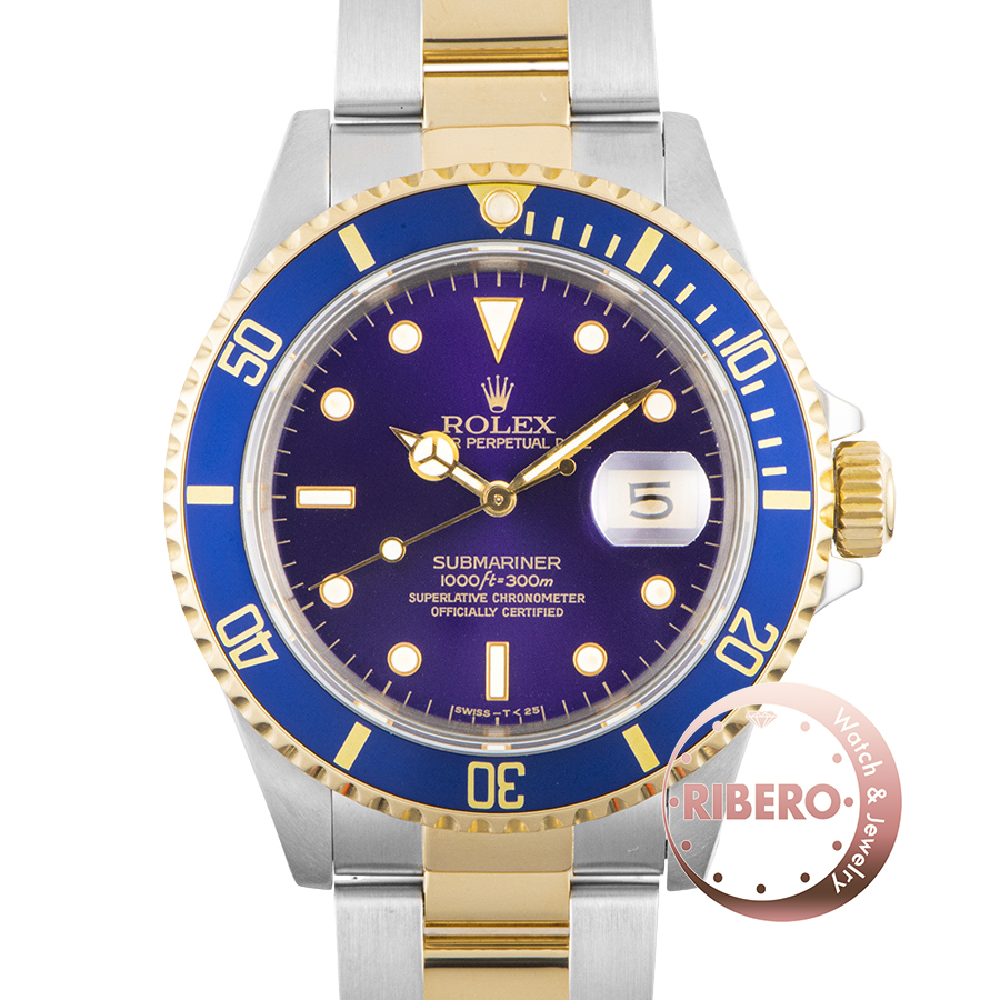 ロレックス サブマリーナデイト 16613 ヴァイオレット Tritium