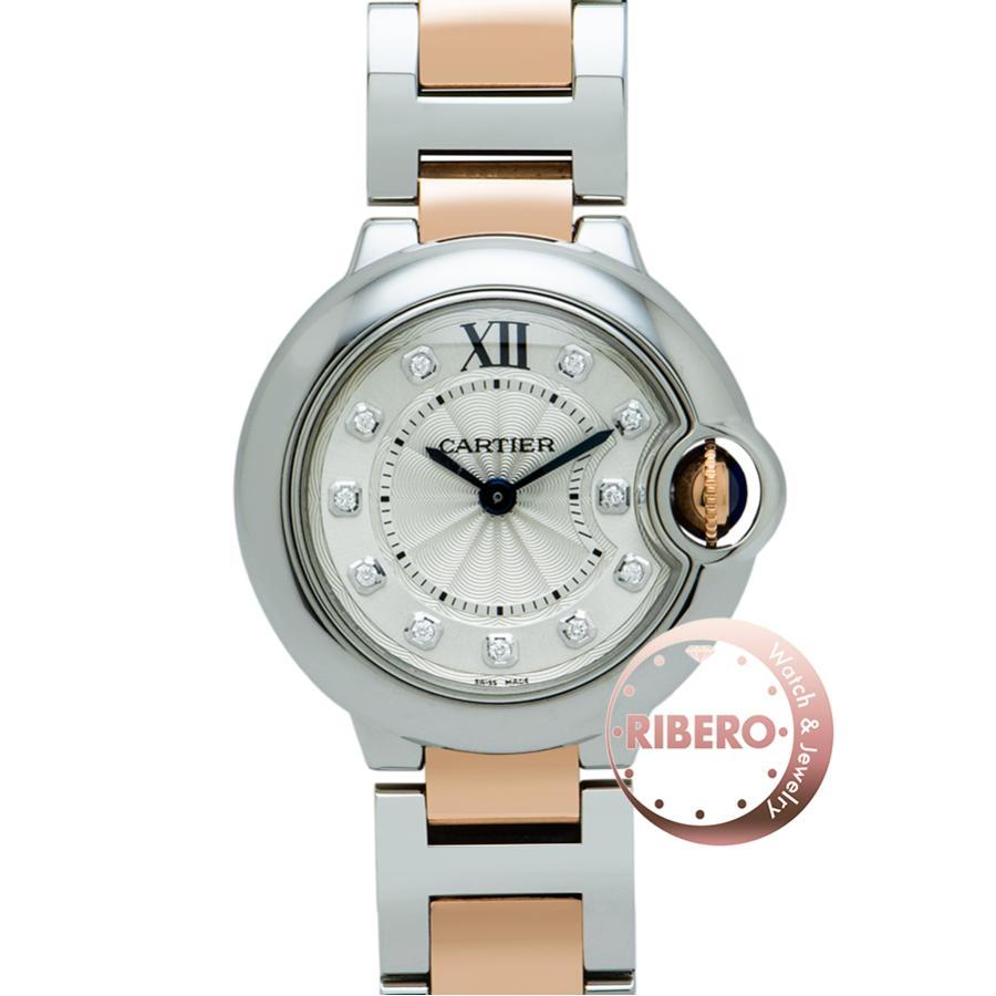 カルティエ バロンブルーSM WE902030 11Pダイヤ