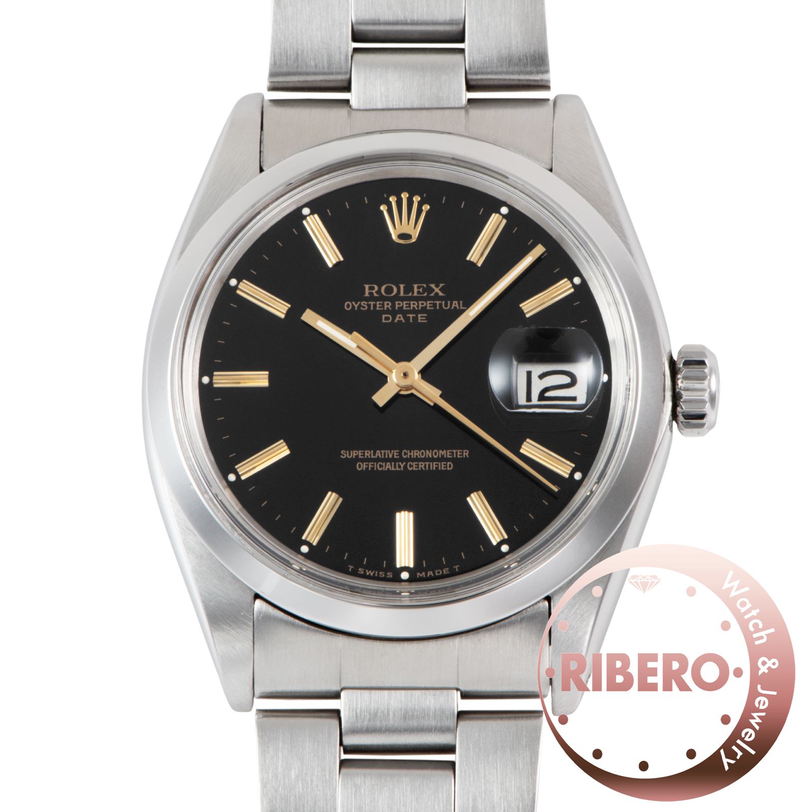 ロレックス パーペチュアルデイト 1500 1972年製 Tritium