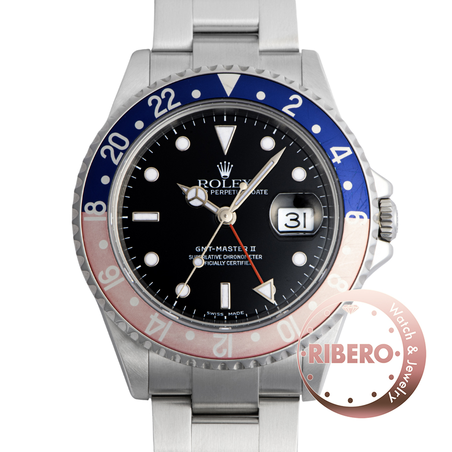 ロレックス GMTマスター2 16710 D番 メーカーOH済み