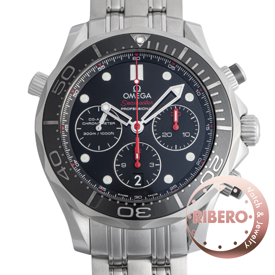 オメガ シーマスター300Ｍ コーアクシャル クロノグラフ 212.30.44.50.01.001