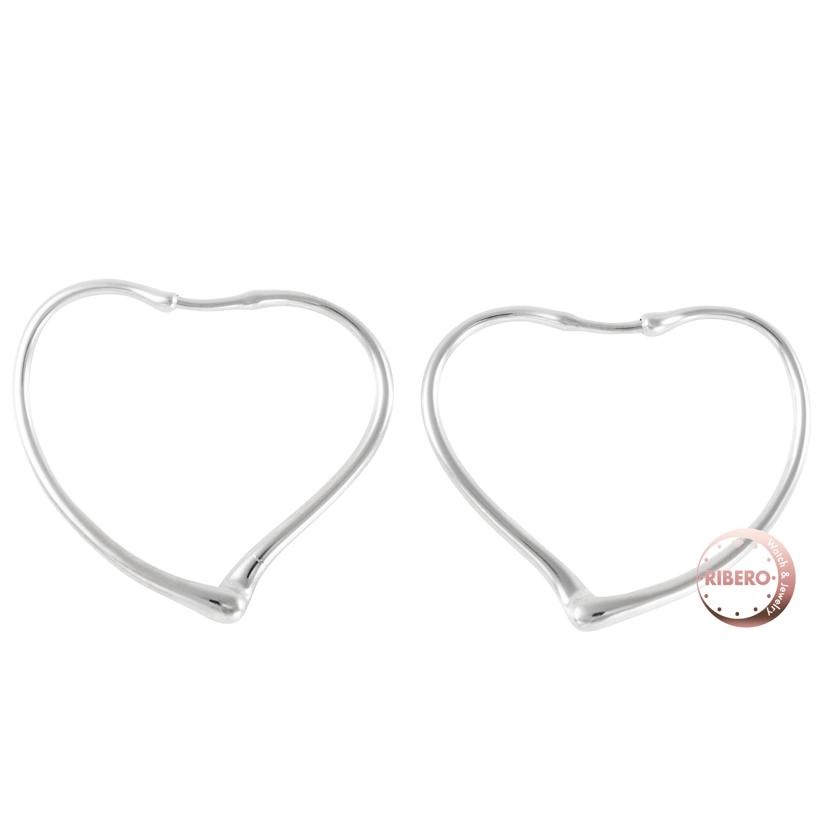 ティファニー エルサペレッティ オープン ハート フープ  ピアス スモール