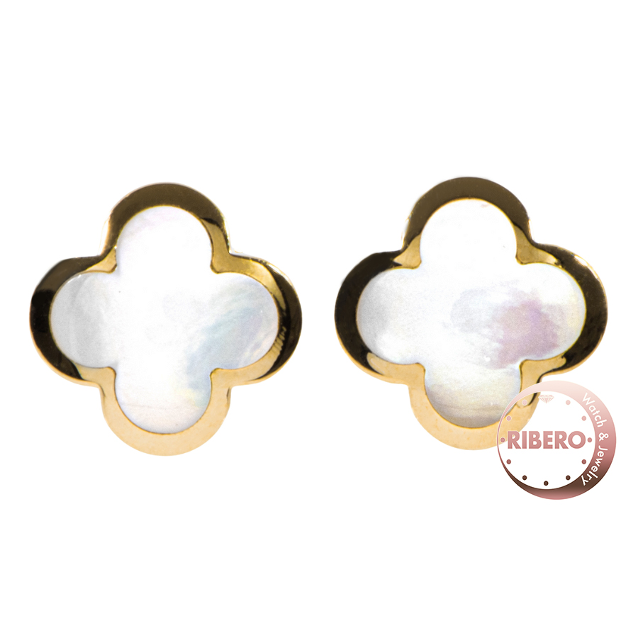 ヴァンクリーフ＆アーペル ピュア アルハンブラ ピアス スタッド ピアス