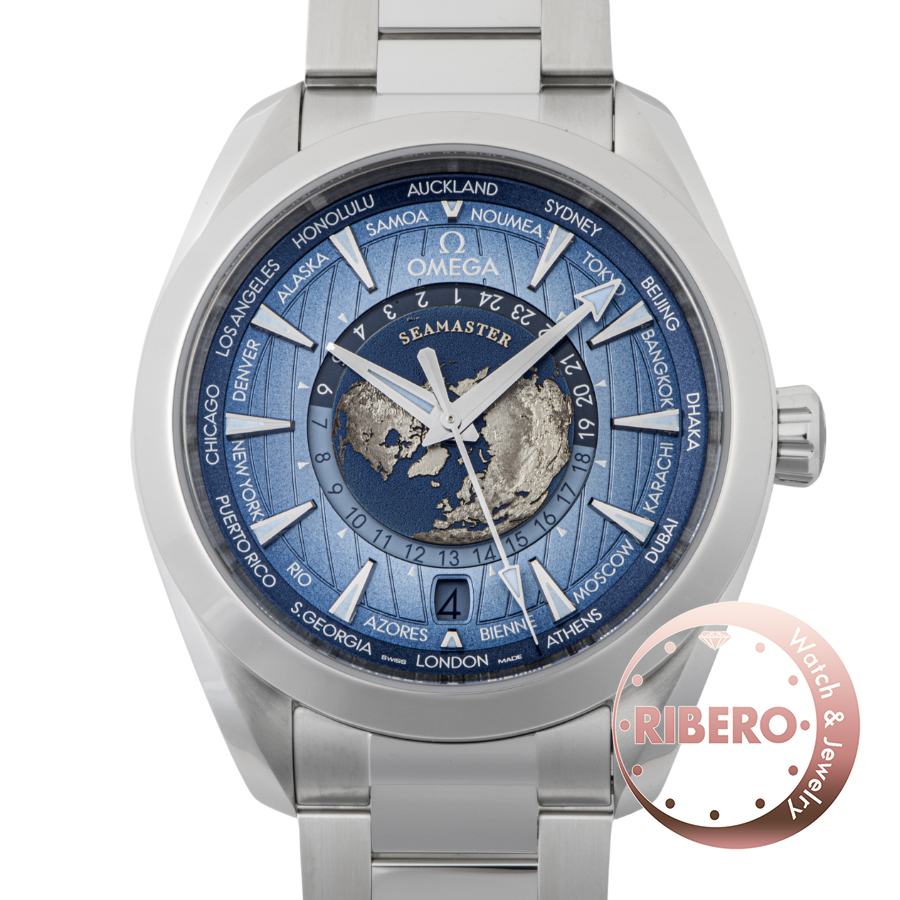 オメガ シーマスターアクアテラGMT ワールドタイマー 220.10.43.22.03.002