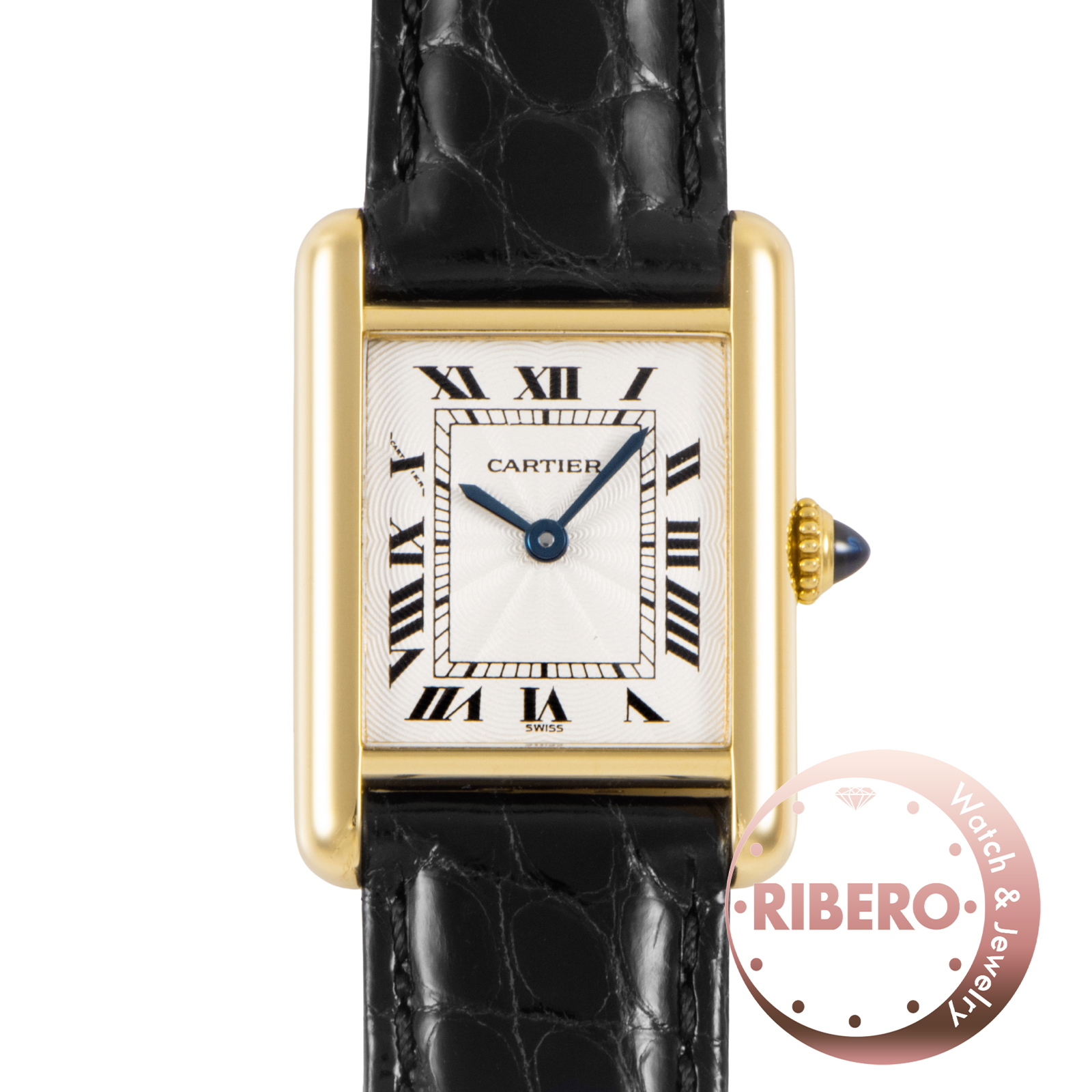 カルティエ タンクルイSM 878087 ギョーシェ Dバックル