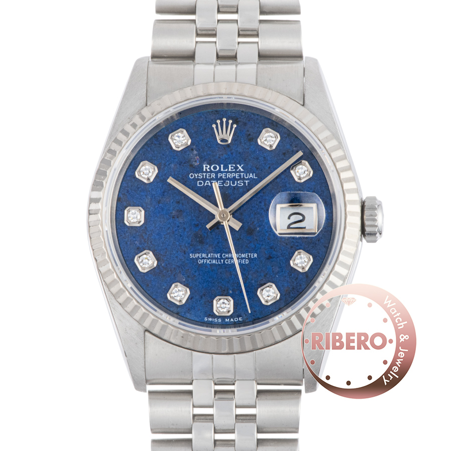 ロレックス デイトジャスト 16234G P番 sodalite