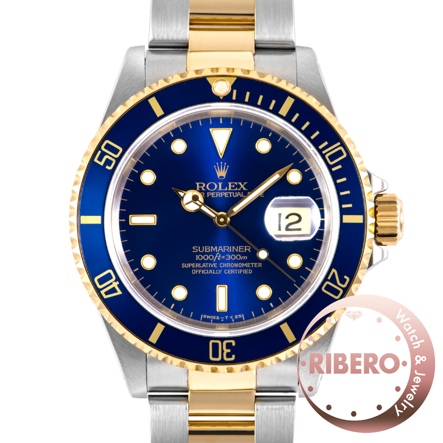 ロレックス サブマリーナデイト 16613 X番 ヴァイオレット