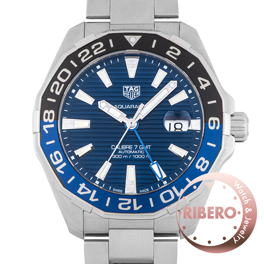 タグホイヤー アクアレーサー GMT WAY201T.BA0927