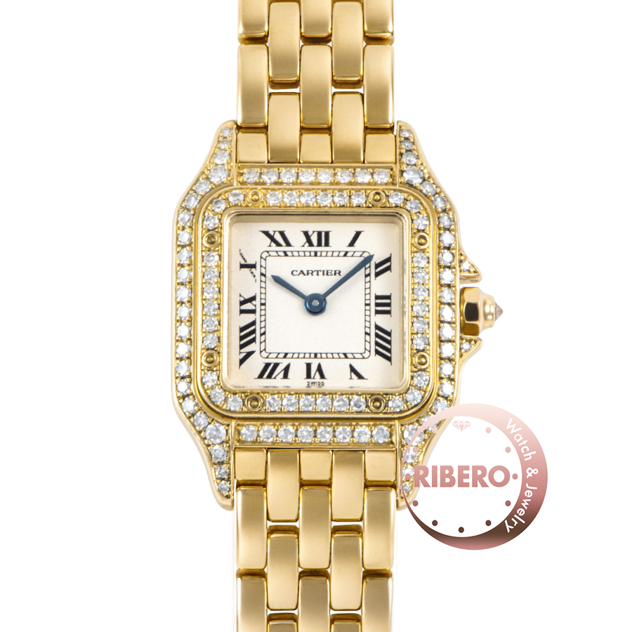 カルティエ パンテールSM WF3072B9 ベゼルダイヤ