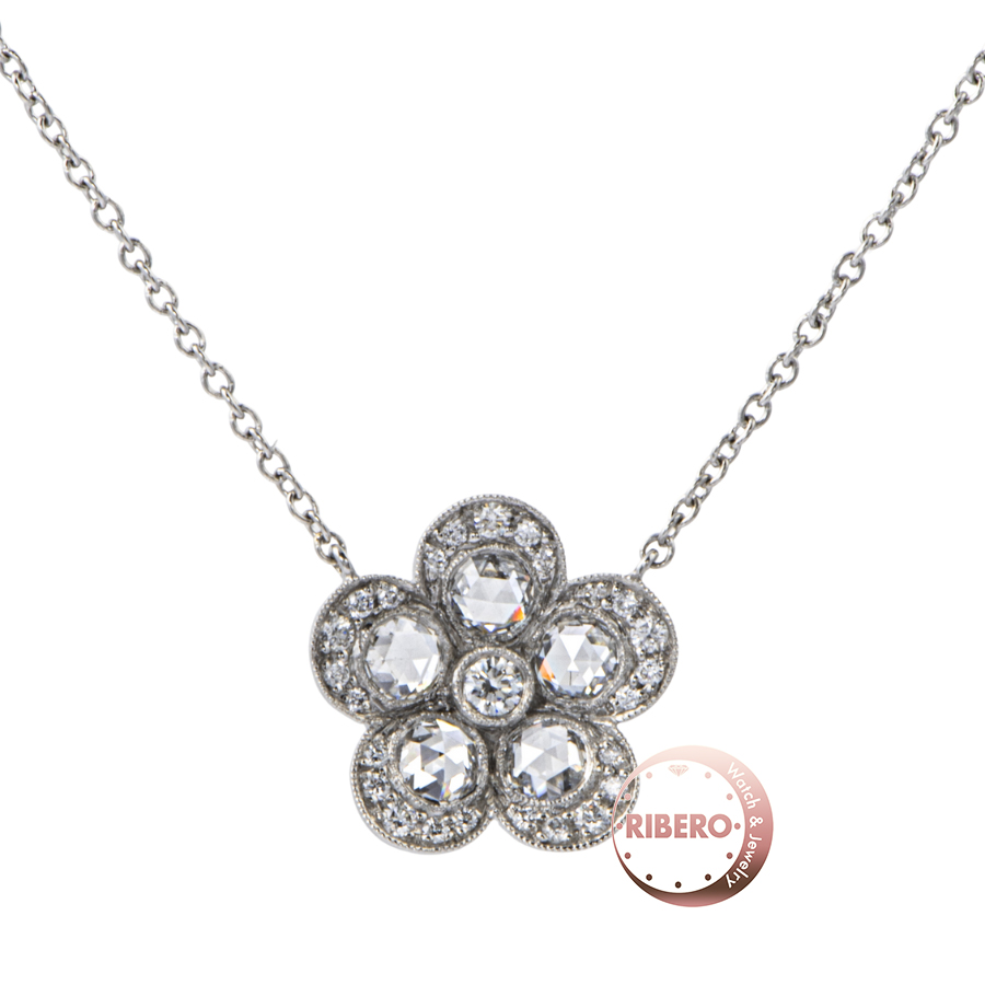 ティファニー ガーデンフラワー ネックレス ペンダント