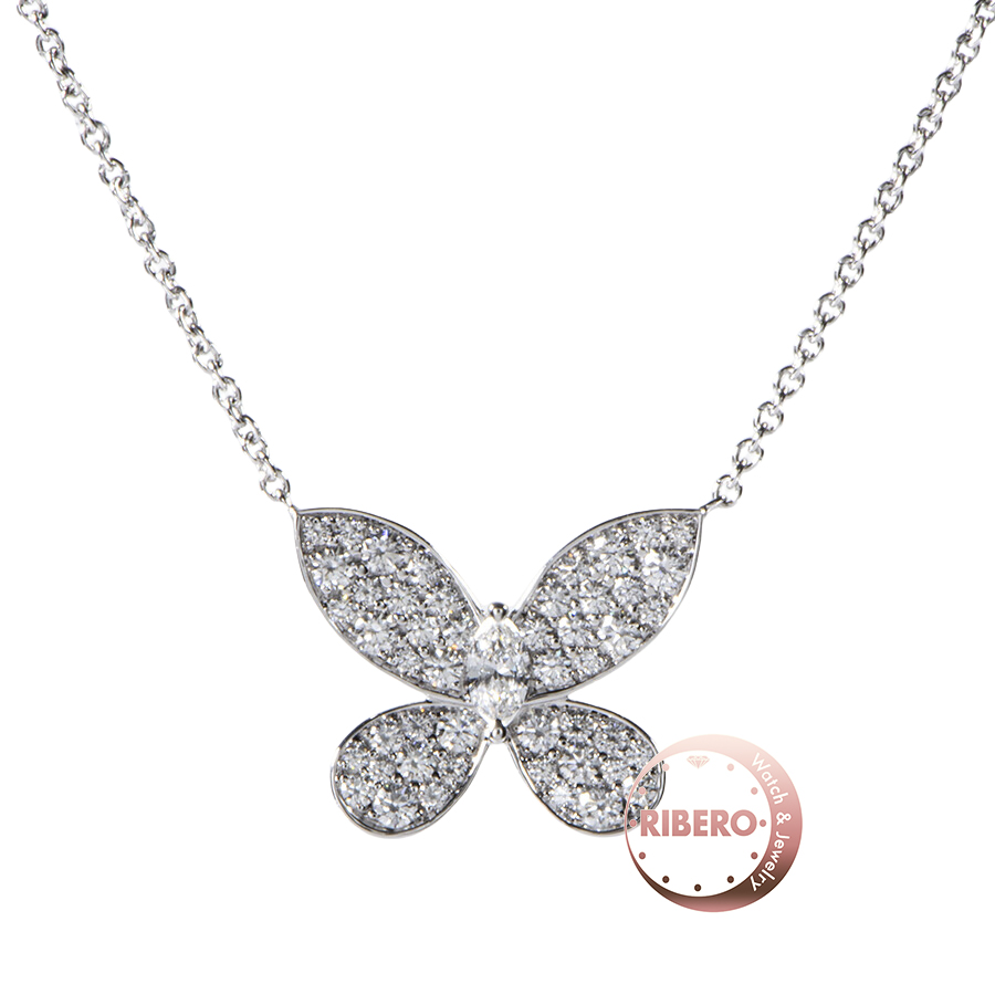 グラフ パヴェ バタフライ ダイヤモンド ミニ ペンダント RGP550 ネックレス