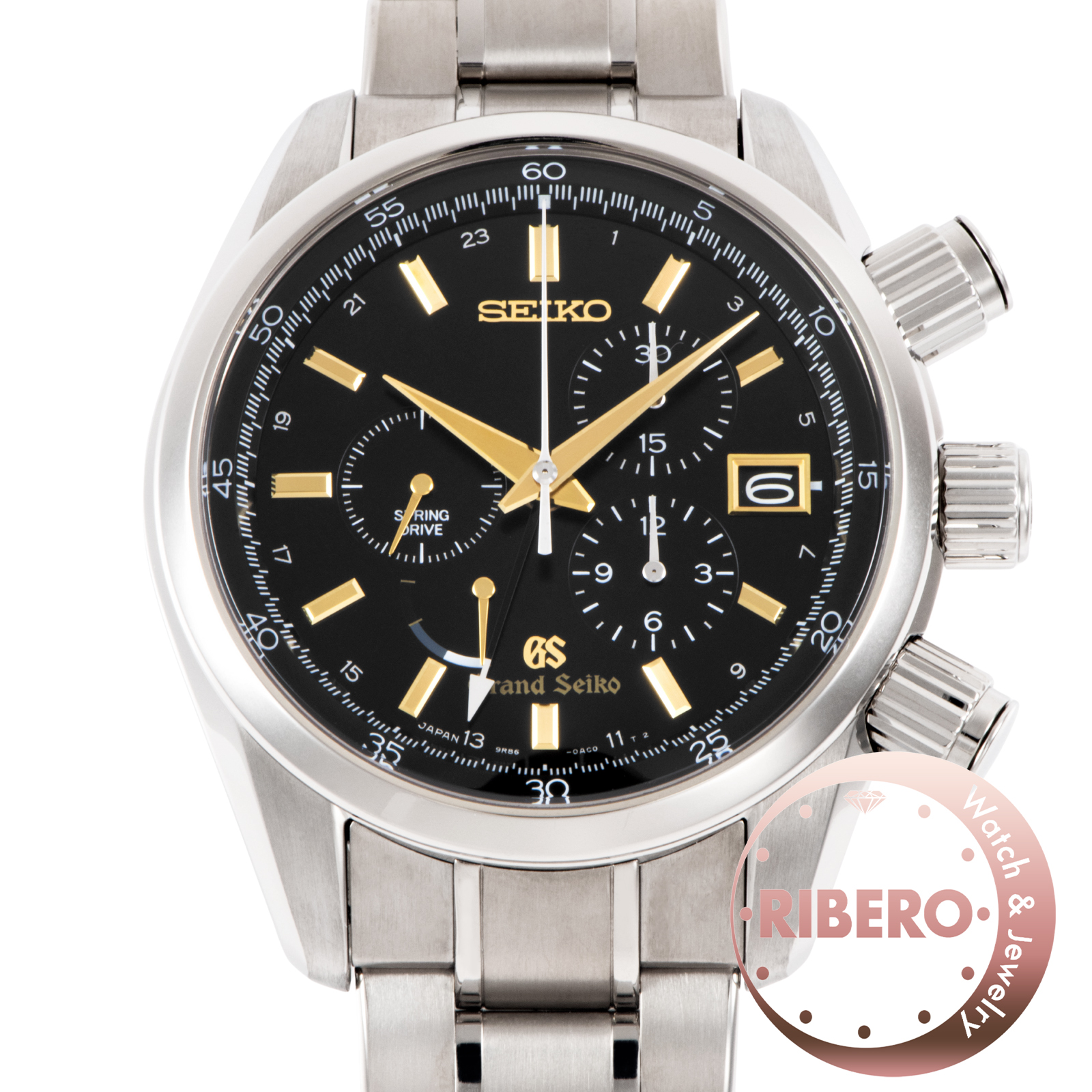 セイコー グランドセイコー スプリングドライブ クロノグラフ SBGC005 マスターショップ限定モデル