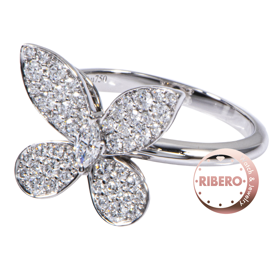 グラフ パヴェ バタフライ ダイヤモンド ミニ RGR523 リング・指輪