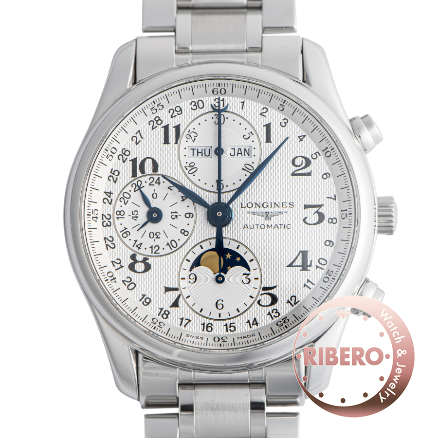 ロンジン マスターコレクション クロノグラフ ムーンフェイズ  トリプルカレンダー L2.673.4