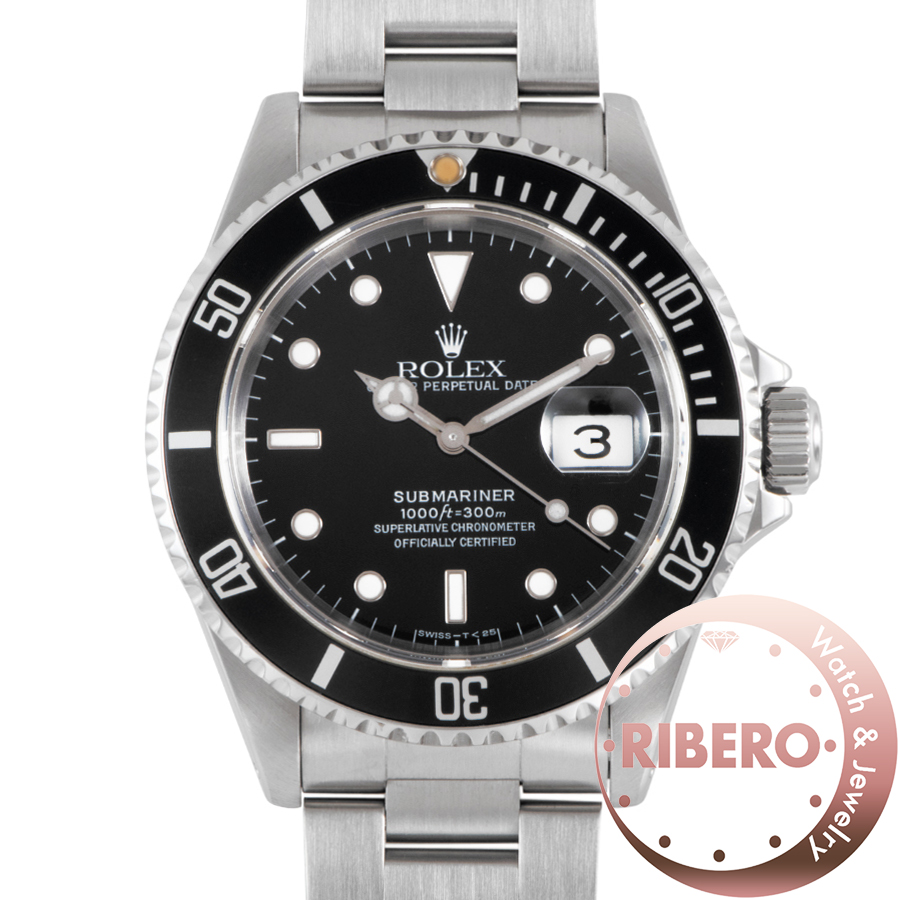 ロレックス サブマリーナデイト 16610 X番 「Tip dot second」 Tritium