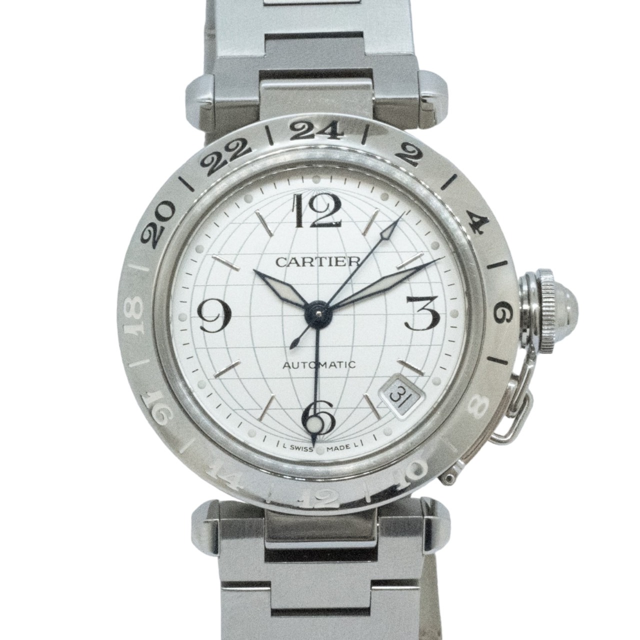 カルティエ パシャC メリディアン W31078M7