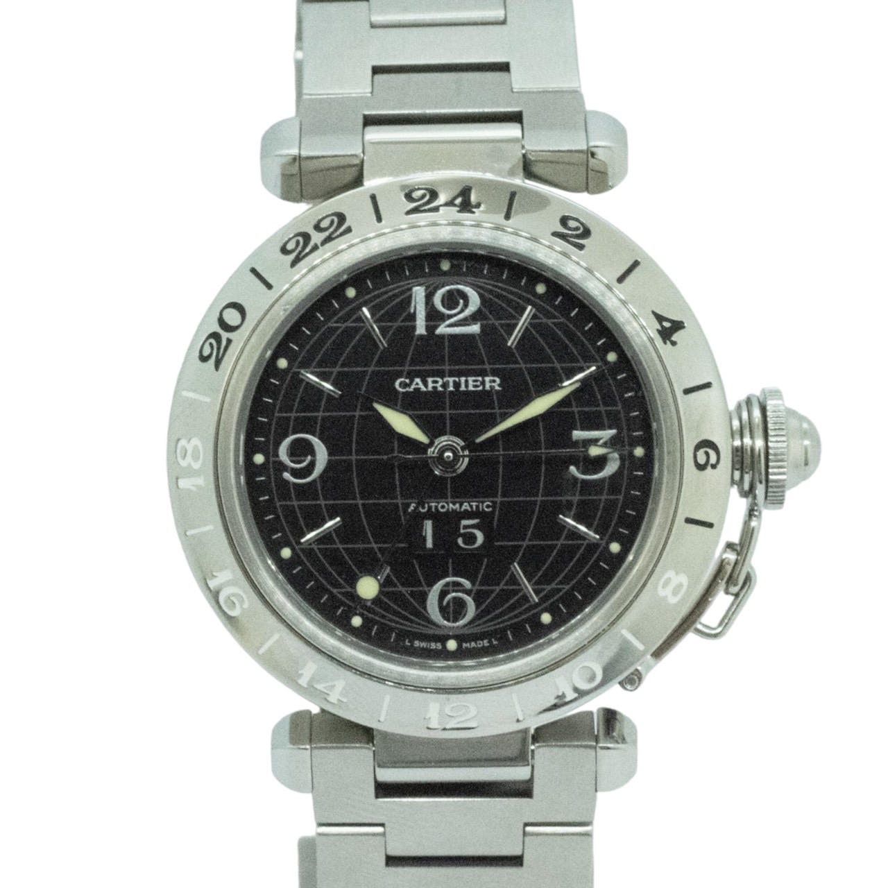 カルティエ パシャC メリディアン W31049M7