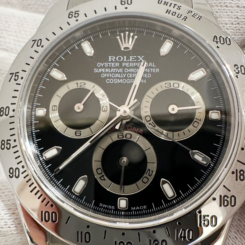 クロノグラフの読み取り例