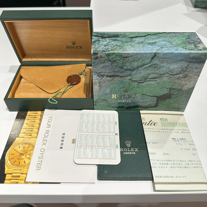 2000〜2005年頃のロレックス箱（外箱＋内箱）