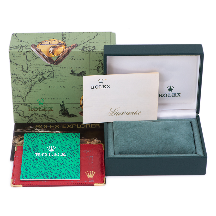 ロレックス 世界地図とコンパス柄の箱