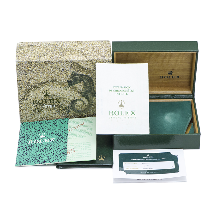 ロレックス タツノオトシゴ柄の箱