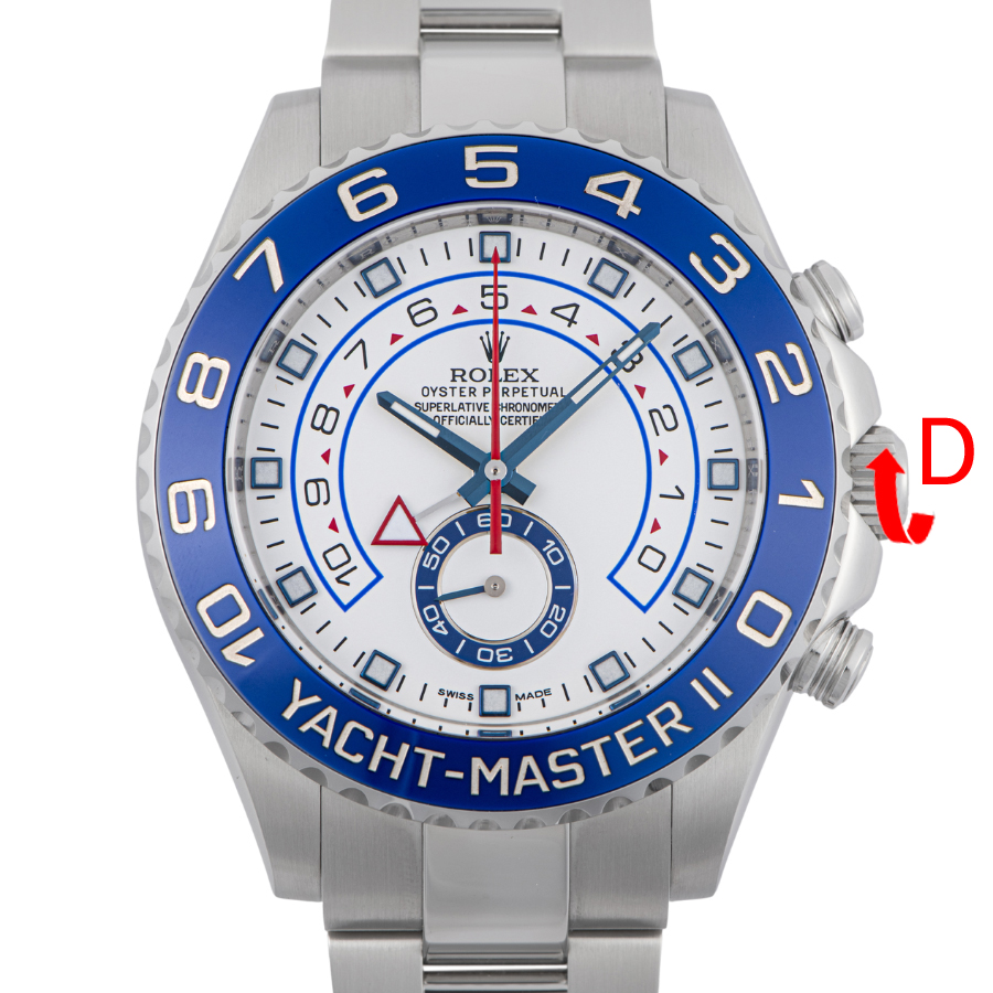 Bカウントダウン時間設定：Dリューズで分を設定